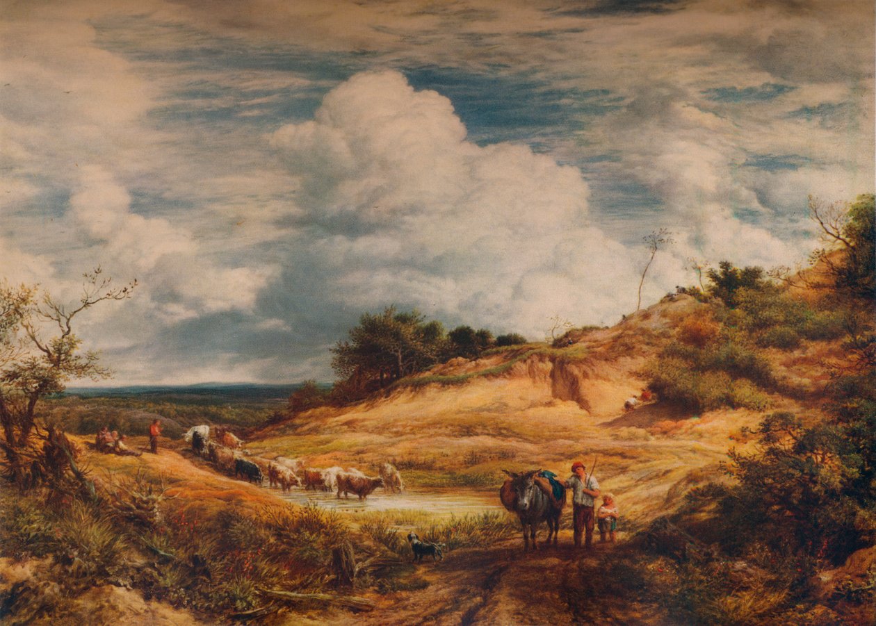 Sandpitler, 1856 by John Linnell