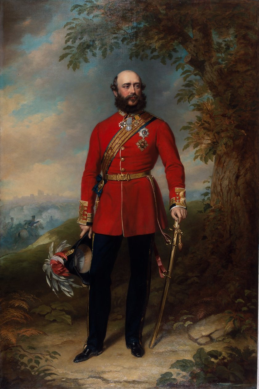 Mareşal SAİK George William Frederick Charles, 2. Cambridge Dükü, 1862 dolaylarında by John Lucas