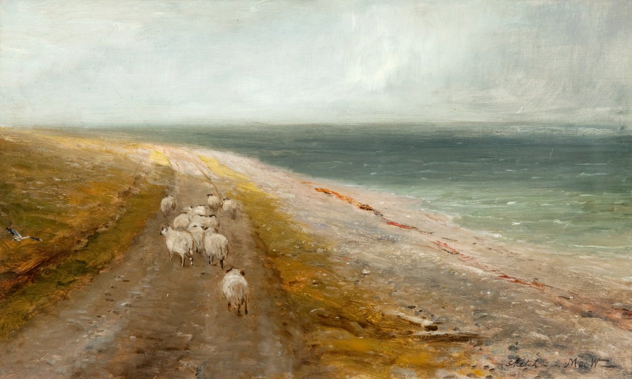 Sokak koyunları by John MacWhirter
