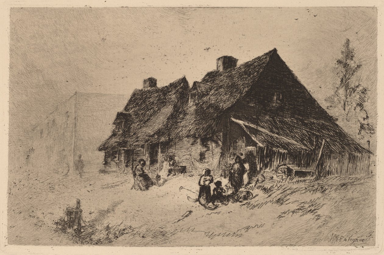 Wilmington'daki Köle Kulübeleri by John Mackie Falconer