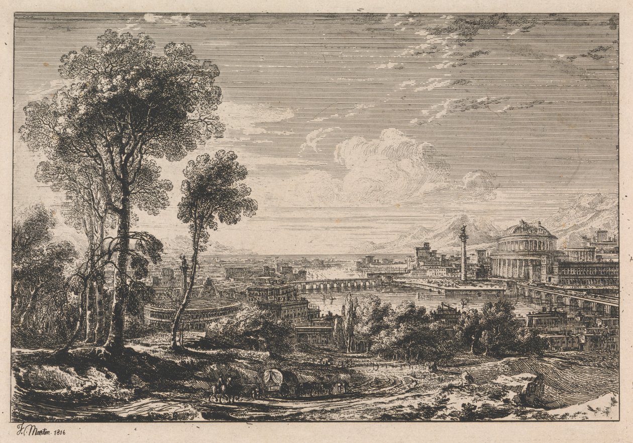 Klasik Bir Şehir by John Martin
