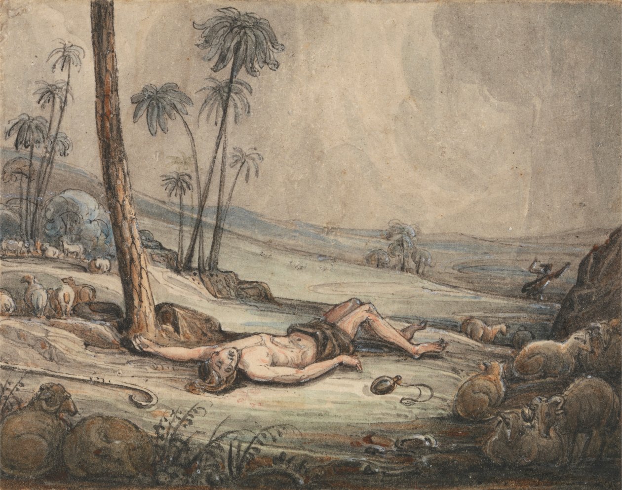 Kayin ve Habil by John Martin