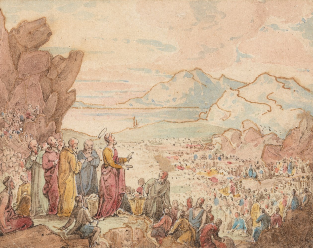 Beş Bin Kişiyi Beslemek by John Martin