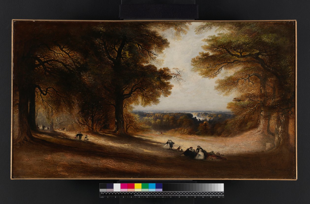 Manzara: Richmond Park'ta Görünüm, 1850 by John Martin