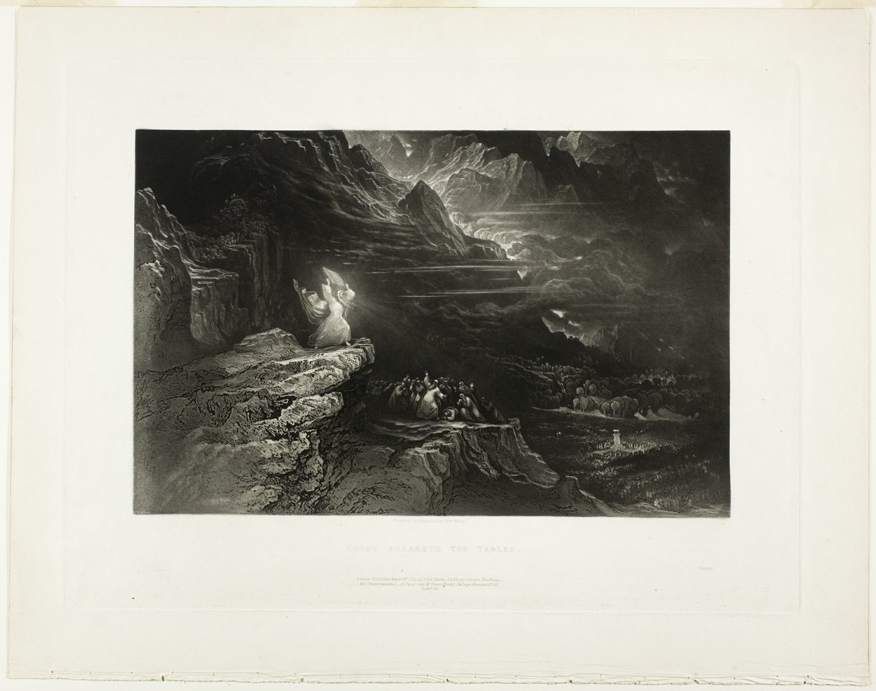 Musa, İncil Örneklerinden Tabloları Yıkıyor by John Martin