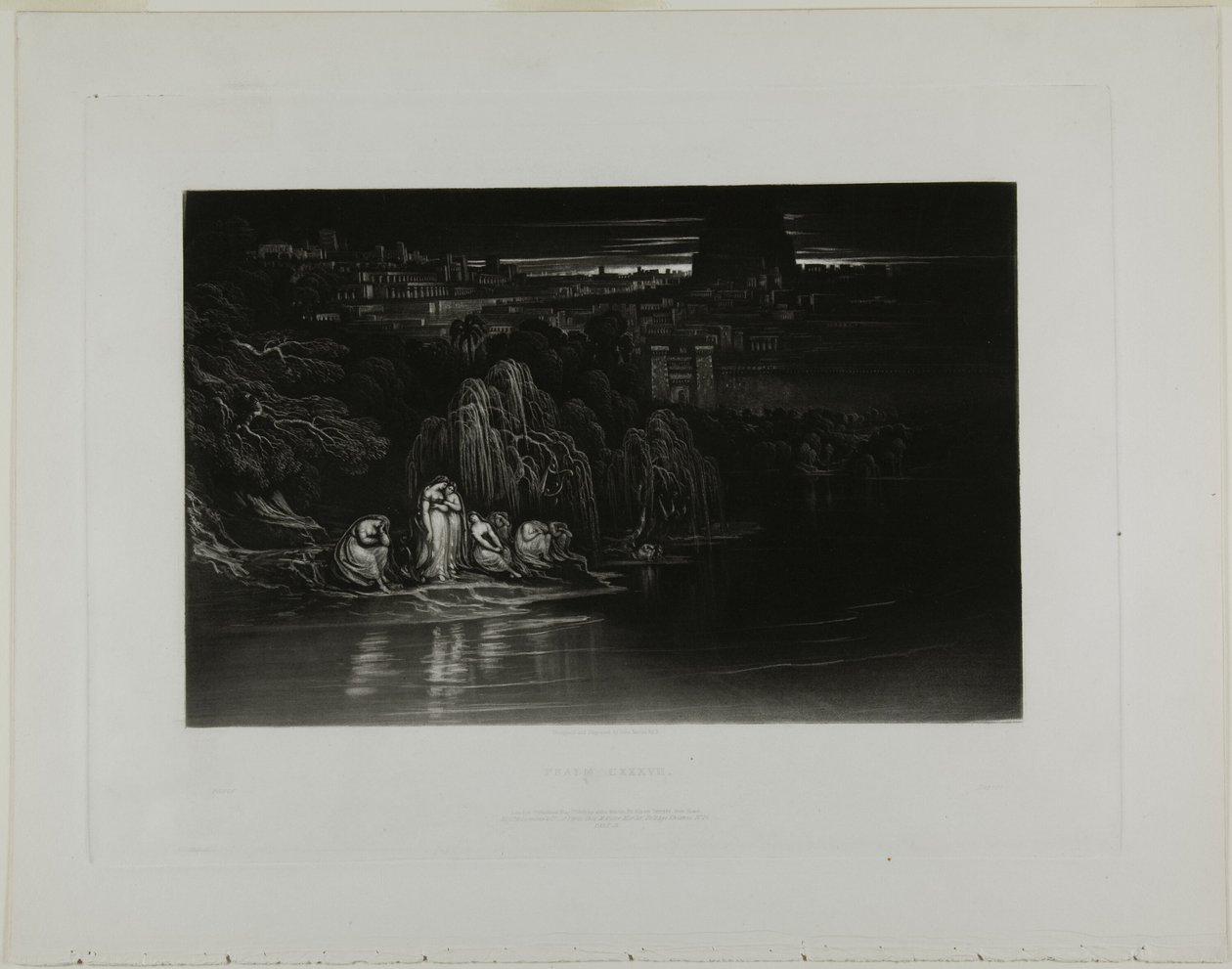 İncil Örneklerinden Mezmur CXXXVII by John Martin