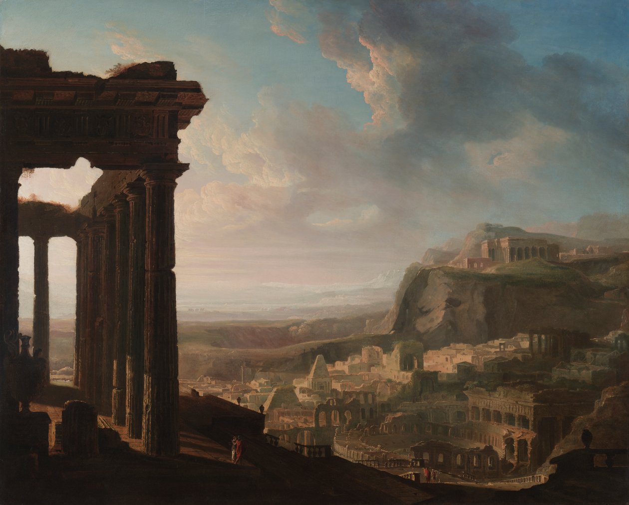 Bir Antik Kentin Kalıntıları by John Martin