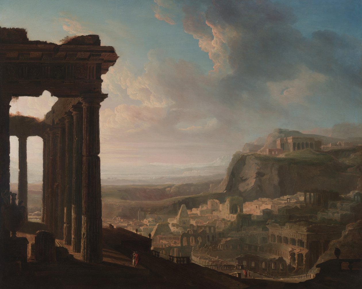 Antik Kent Harabeleri, c.1810-20 by John Martin