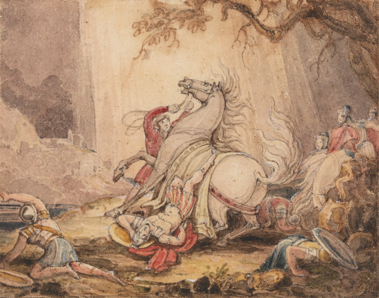 Saul'un Dönüşümü by John Martin