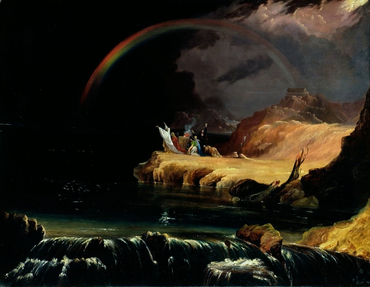 Mutabakat, c.1843 (tuval üzerine yağlı boya) by John Martin