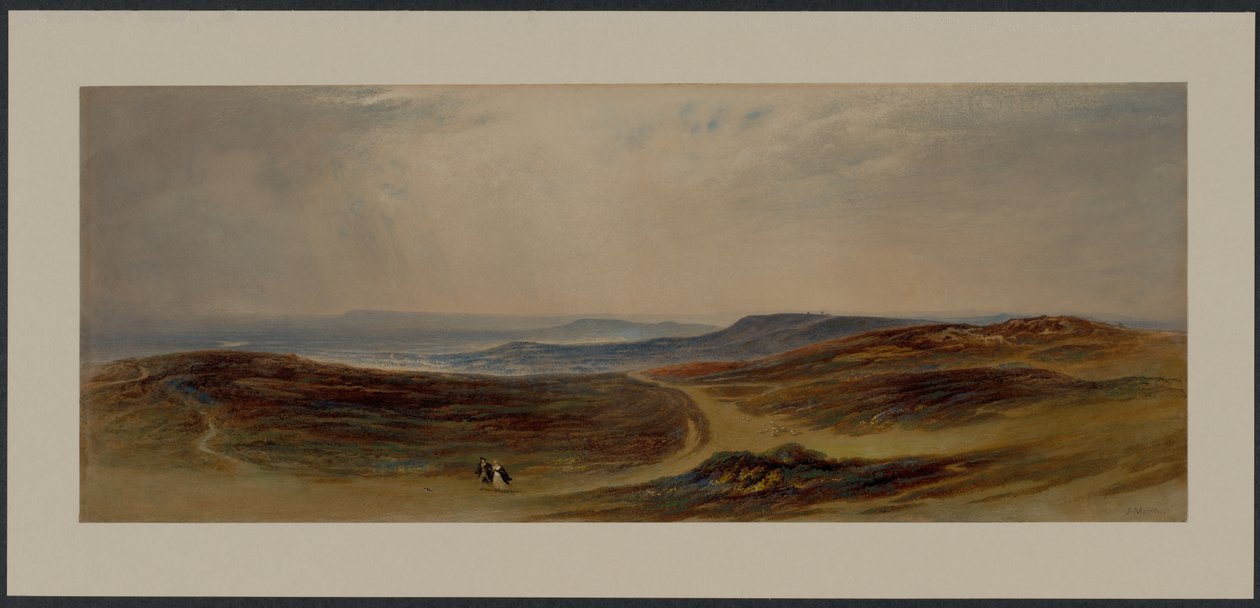 Tyne Vadisi, Henshaw yakınlarındaki Yerli Ülkem by John Martin