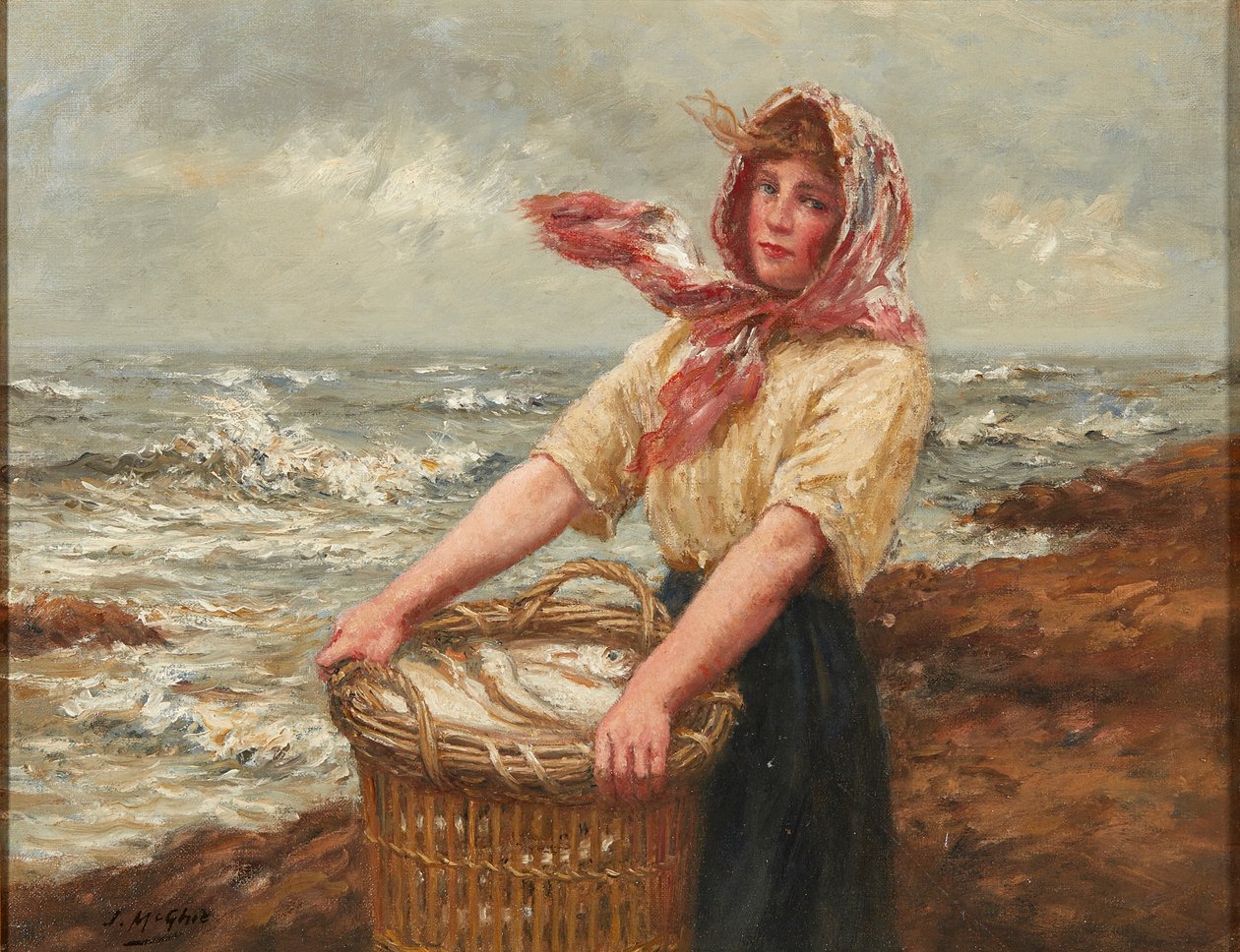Day'S Catch (tuval üzerine yağlıboya) by John McGhie