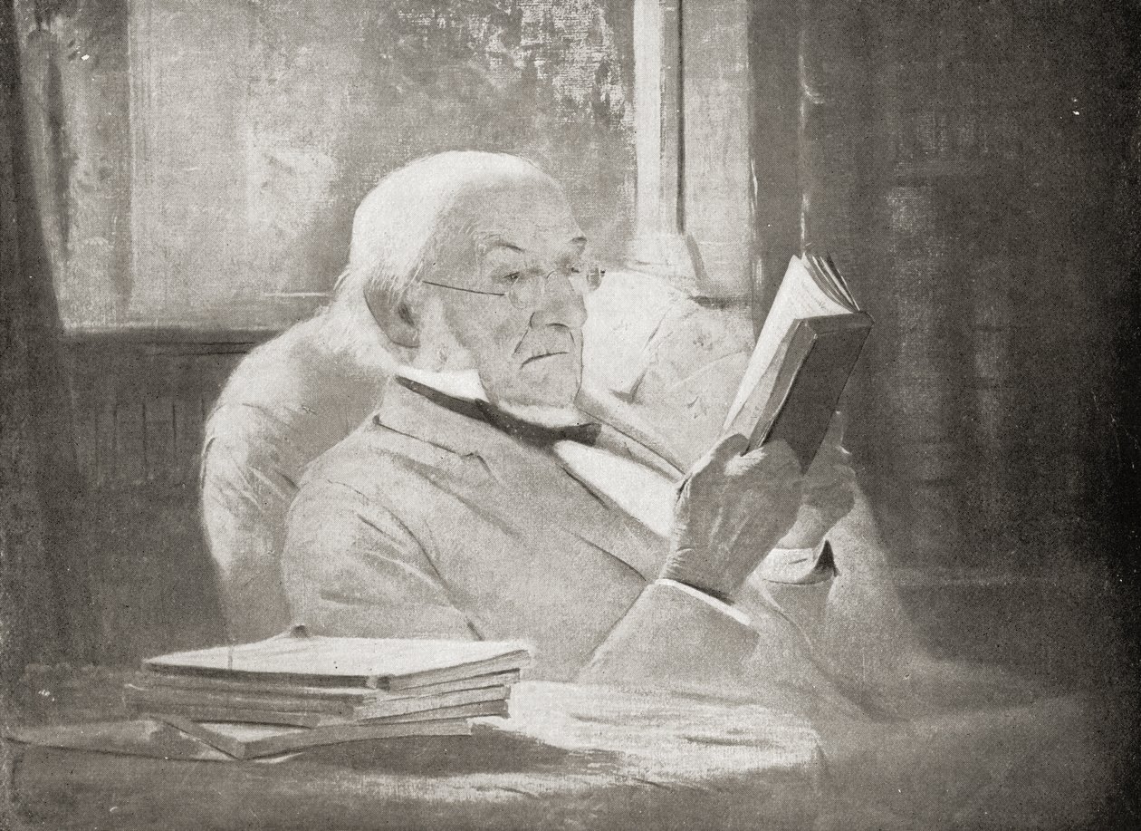 William Ewart Gladstone (1809-98) yaşlılıkta, "V.R.I. Lorne Marquis tarafından Hayatı ve İmparatorluğu