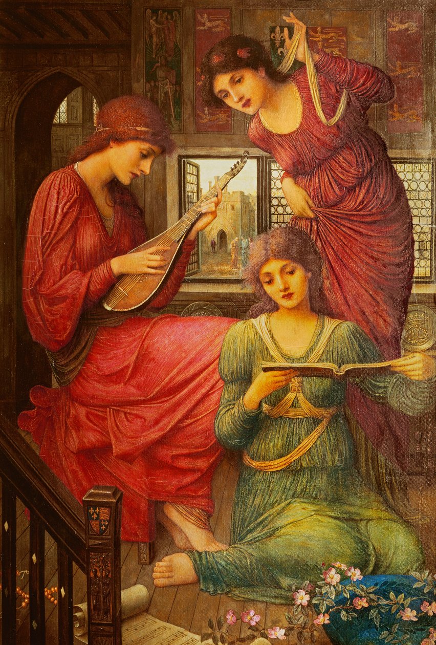 Altın Günlerde, by John Melhuish Strudwick