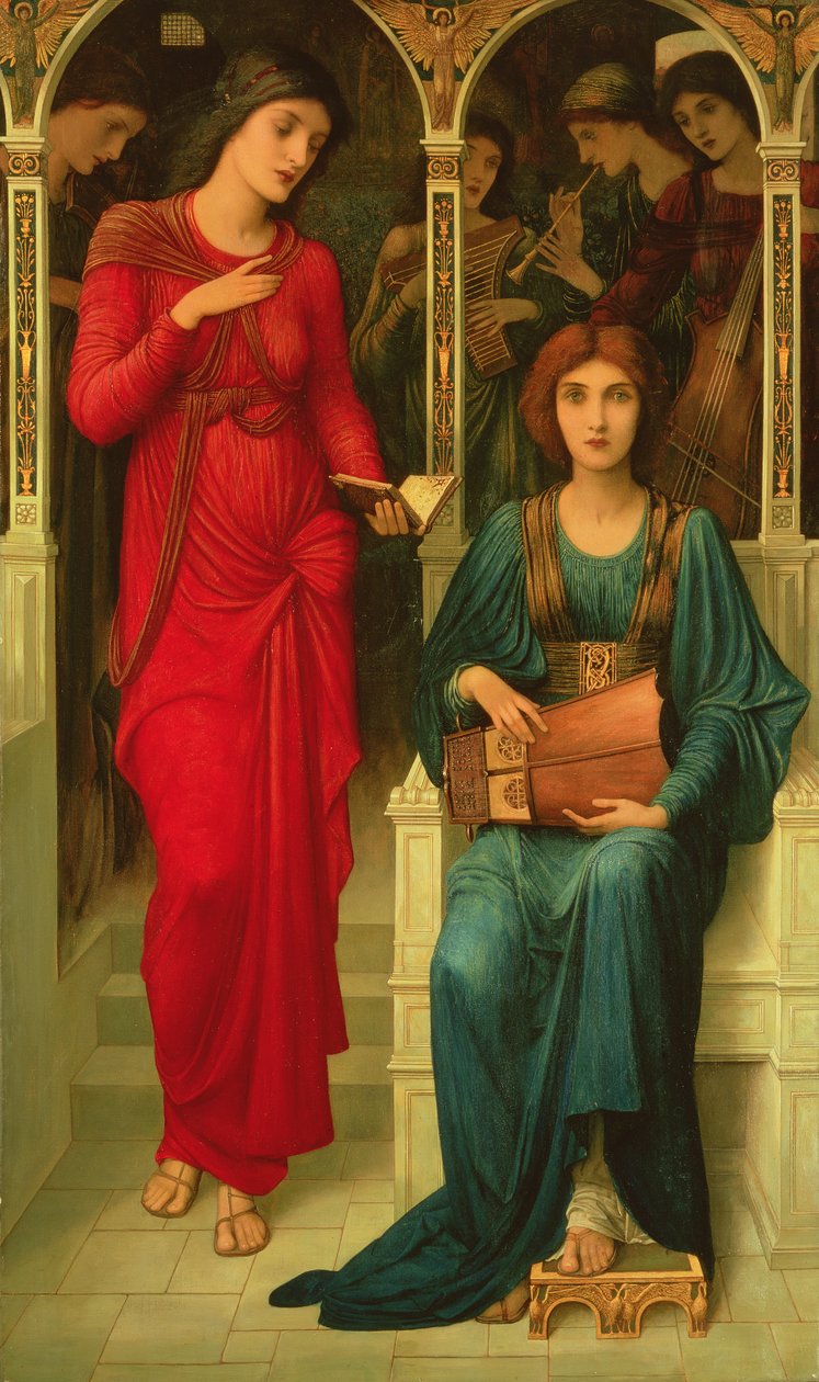 Müziğe Övgü by John Melhuish Strudwick