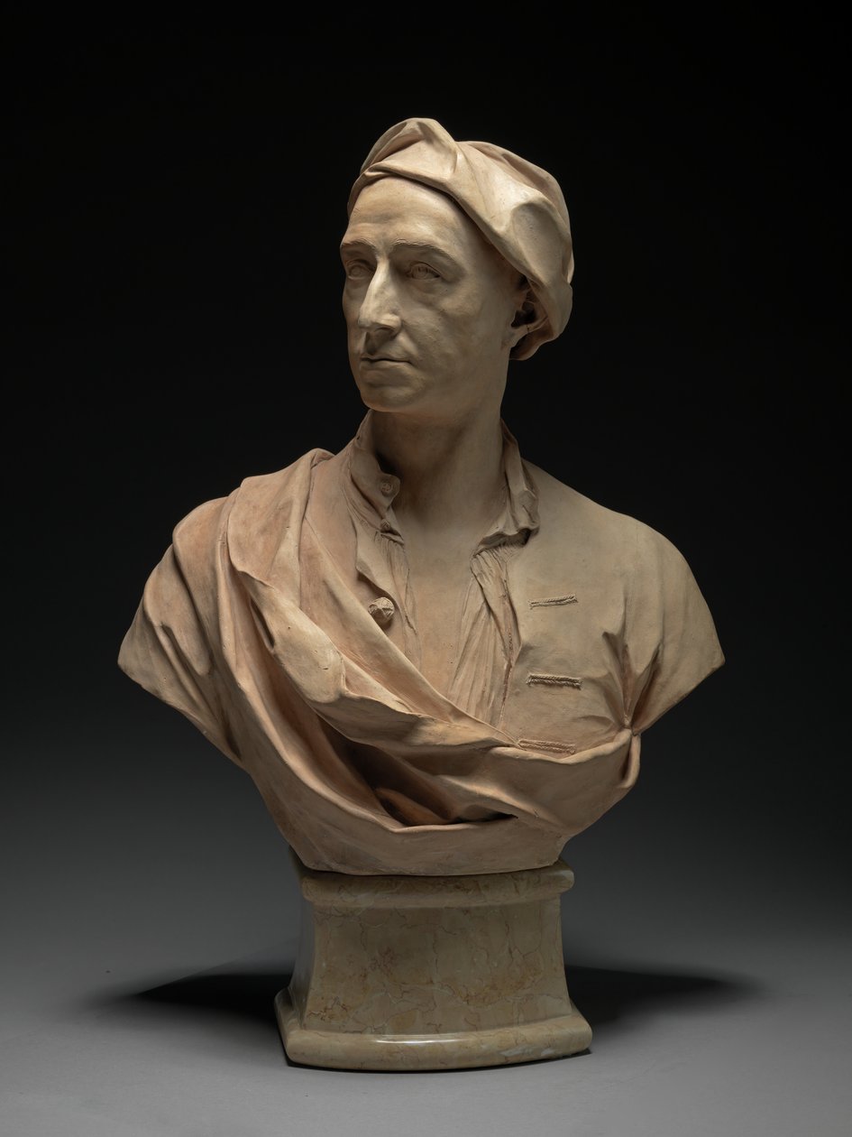 Bir Adamın Büstü, muhtemelen Peter Tillemans (1684-1734) 1727 (pişmiş toprak) by John Michael Rysbrack