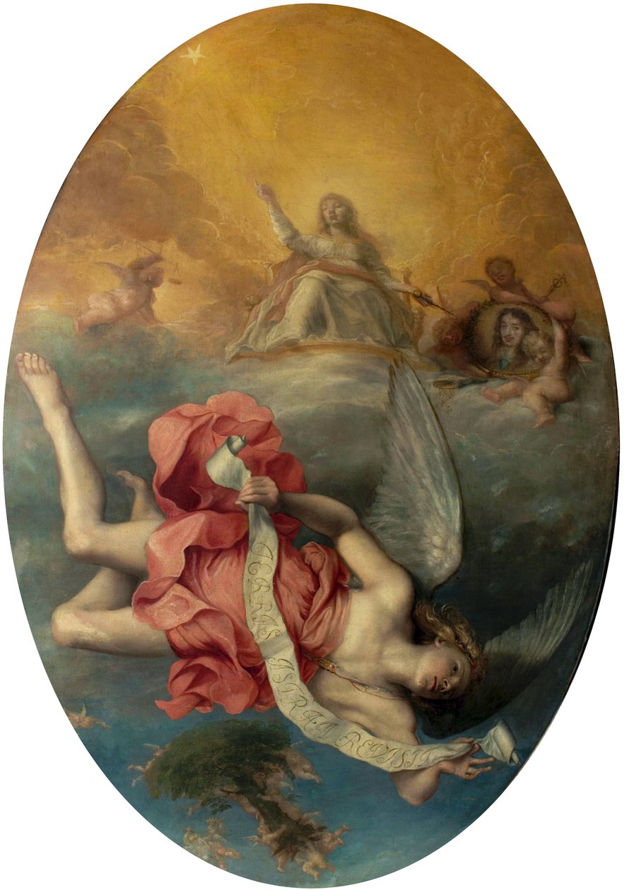Astraea Dünya'ya Dönüyor (Charles II'nin Apotheosis'i) by John Michael Wright