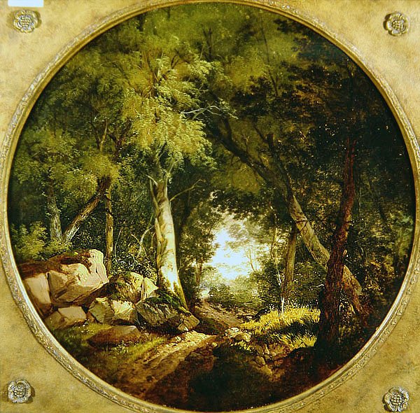 Orman Yolu (tuval üzerine yağlı boya) by John Middleton