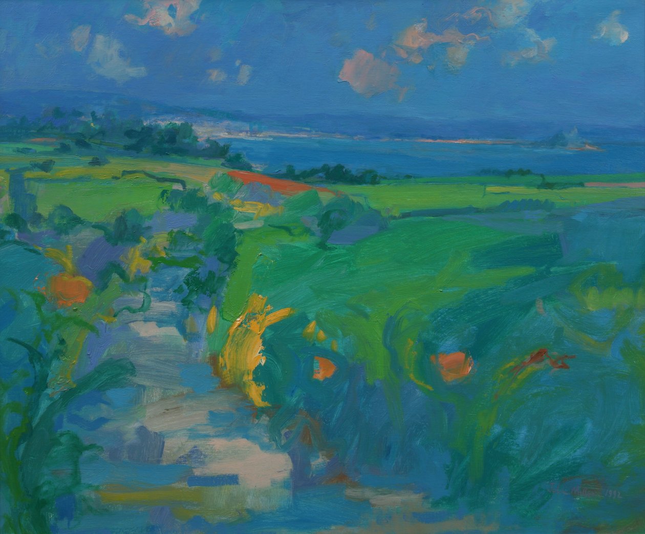 Mounts Bay İzlenim, 1992 by John Miller