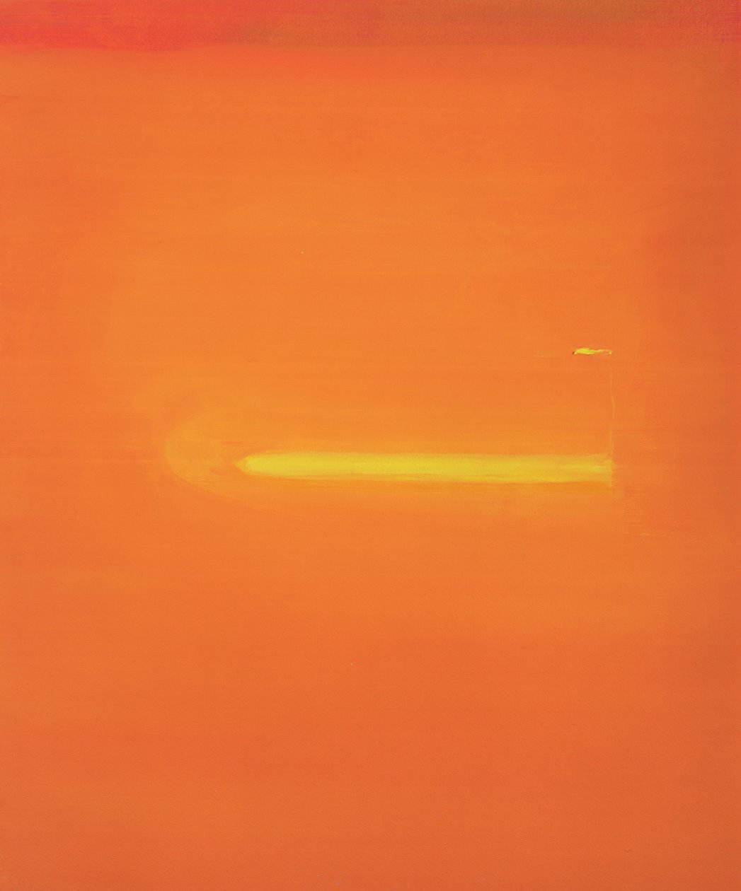 Figürlü Turuncu İç Mekan, 2000 by John Miller