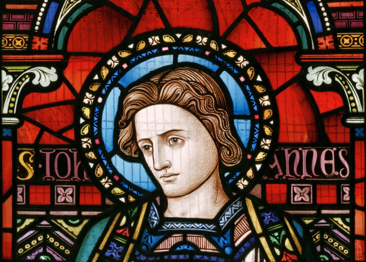 Crick, Doğu Penceresi detayı, Lavers & Barraud, John Millner Allen (1827-1902), St John, 1863 by John Millner Allen