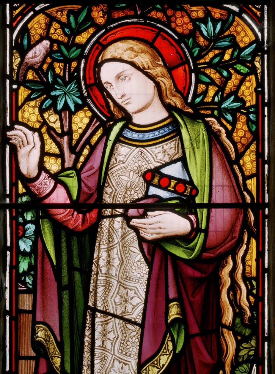 Edstaston, St Mary, Lavers & Barraud, John Millner Allen (1827-1902), Mary Magdalene, 1865 by John Millner Allen