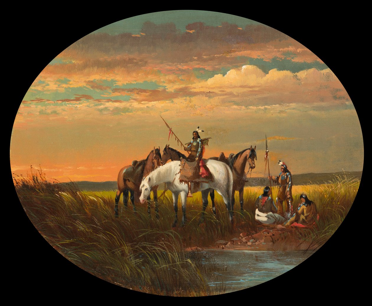 Bir Duman İçin Çayırda Durma, 1870 dolayları by John Mix Stanley