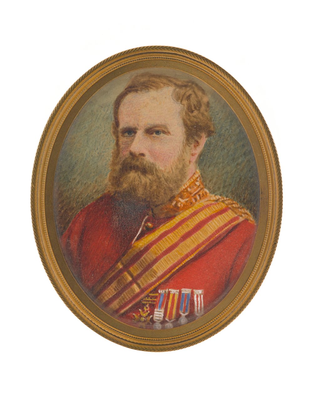 Korgeneral David Pott (1812-1881) personel üniformalı by John Moffat