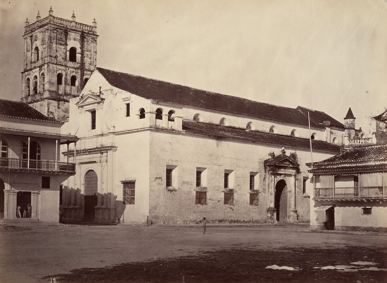 Tropikal Manzara, Katedral, Cartagena, 1871. by John Moran