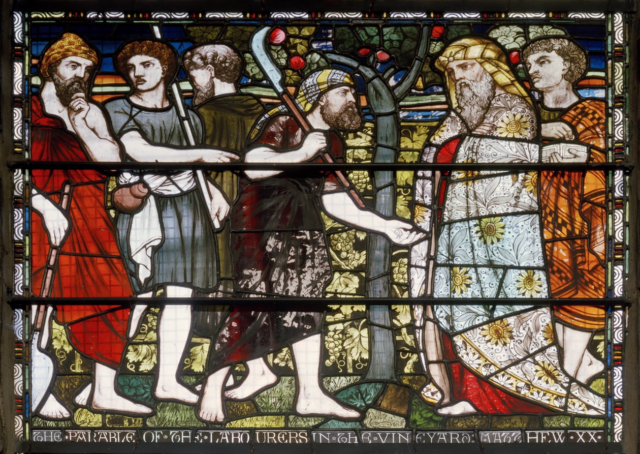 Paisley Manastırı, Cottire & Co, John Moyr Smith, Bağda İşçiler, 1873 by John Moyr attr.to Smith