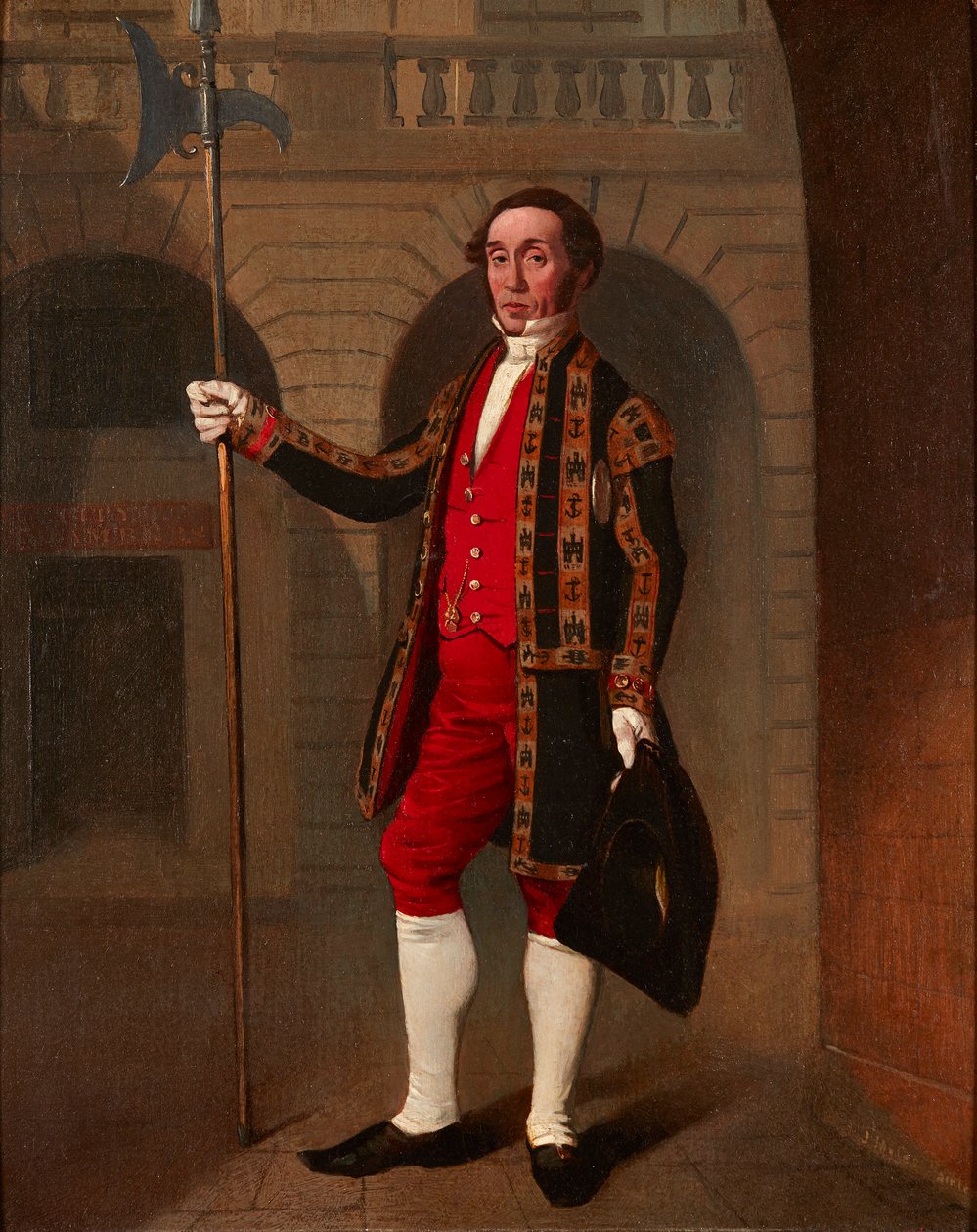 Edinburgh Şehri Yetkilisinin Portresi (gemide petrol) by John Myles