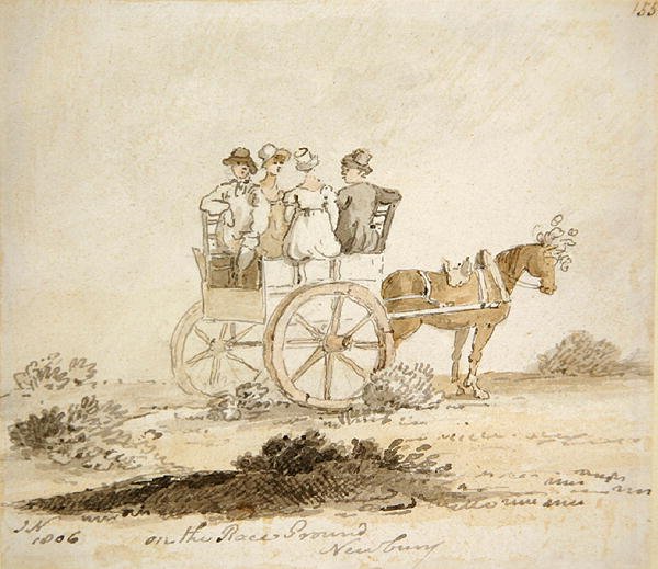 Yarış Alanında, Newbury by John Nixon