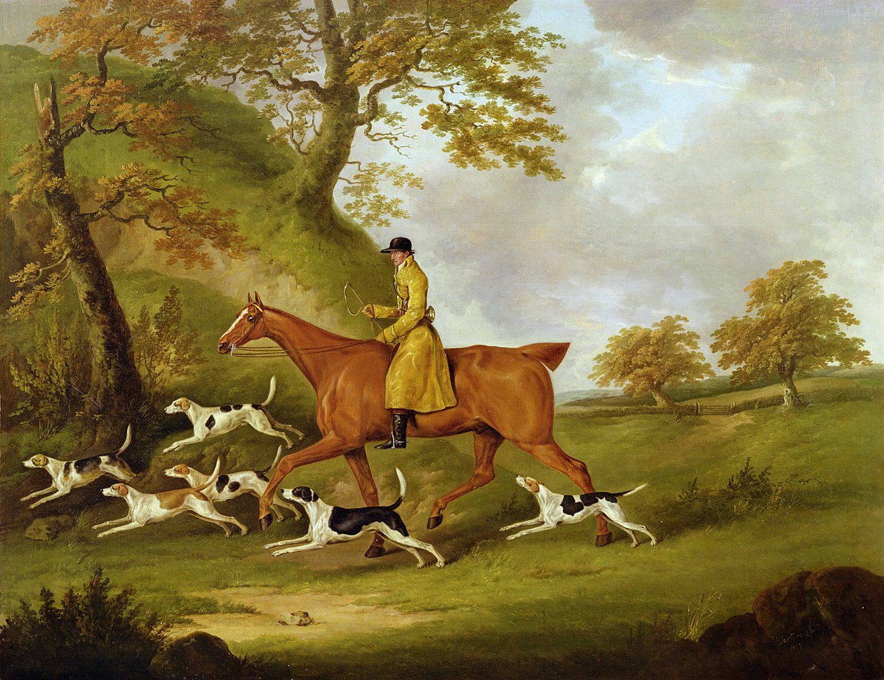 Avcı ve Hounds by John Nott Sartorius