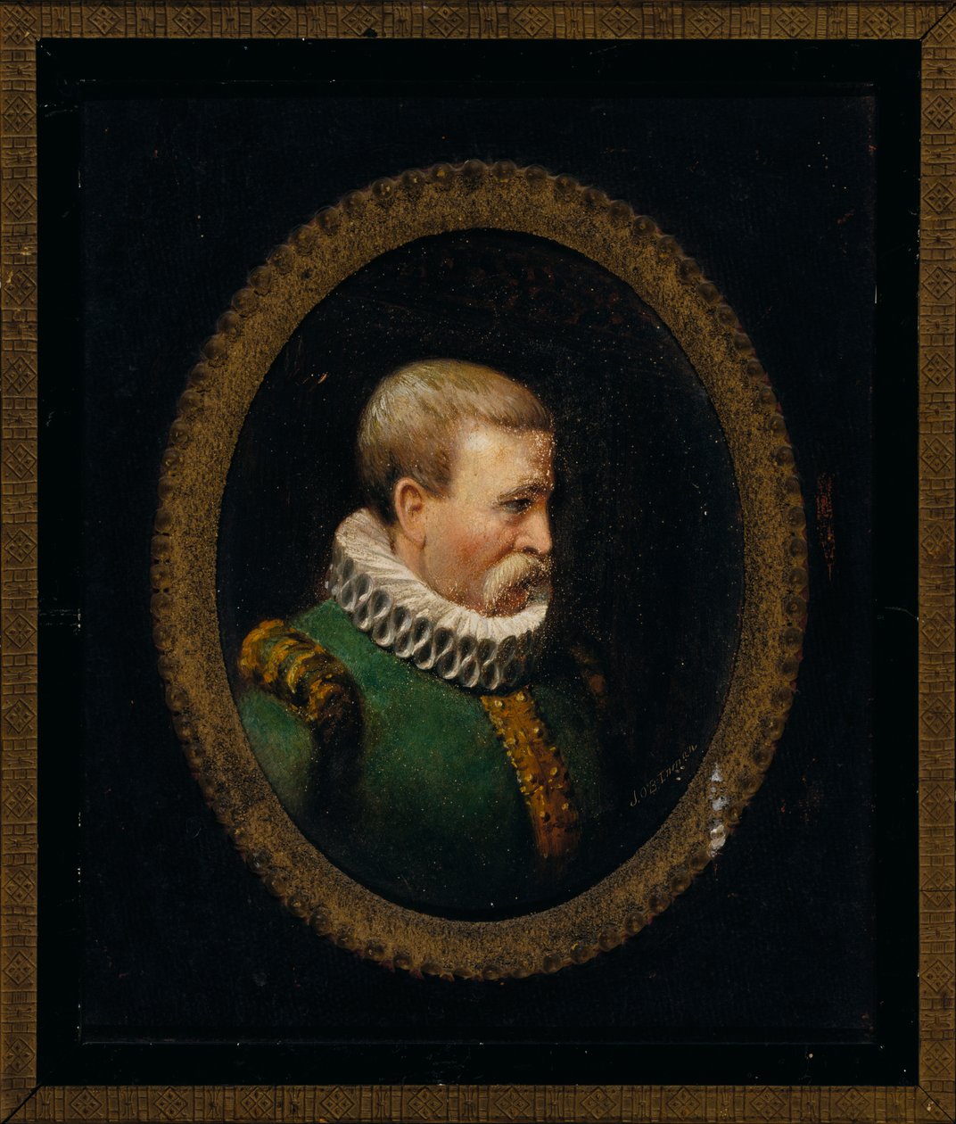 Charles IX Zamanının Huguenot Beyefendisinin Portresi. by John O