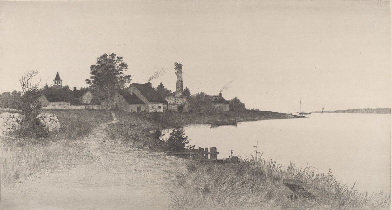 İsimsiz Sahil Manzarası, 1891. by John O. Anderson