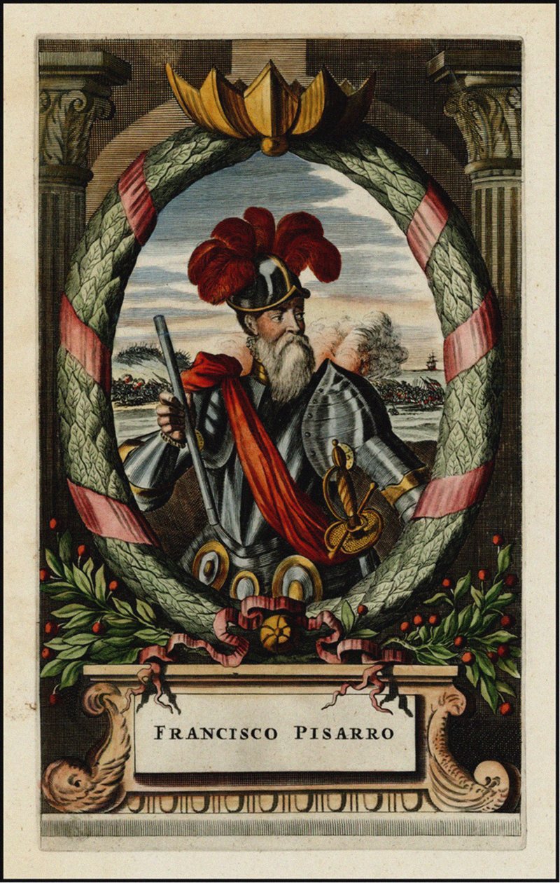 Francisco Pizarro, 1671 by John Ogilby