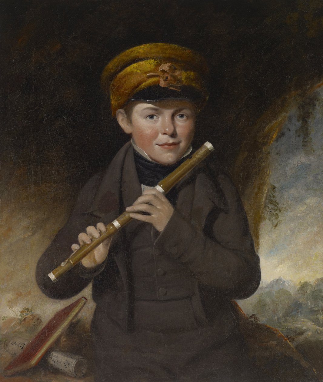 John Gurney, Küçük Flüt Çalan, 1800 dolayları by John Opie