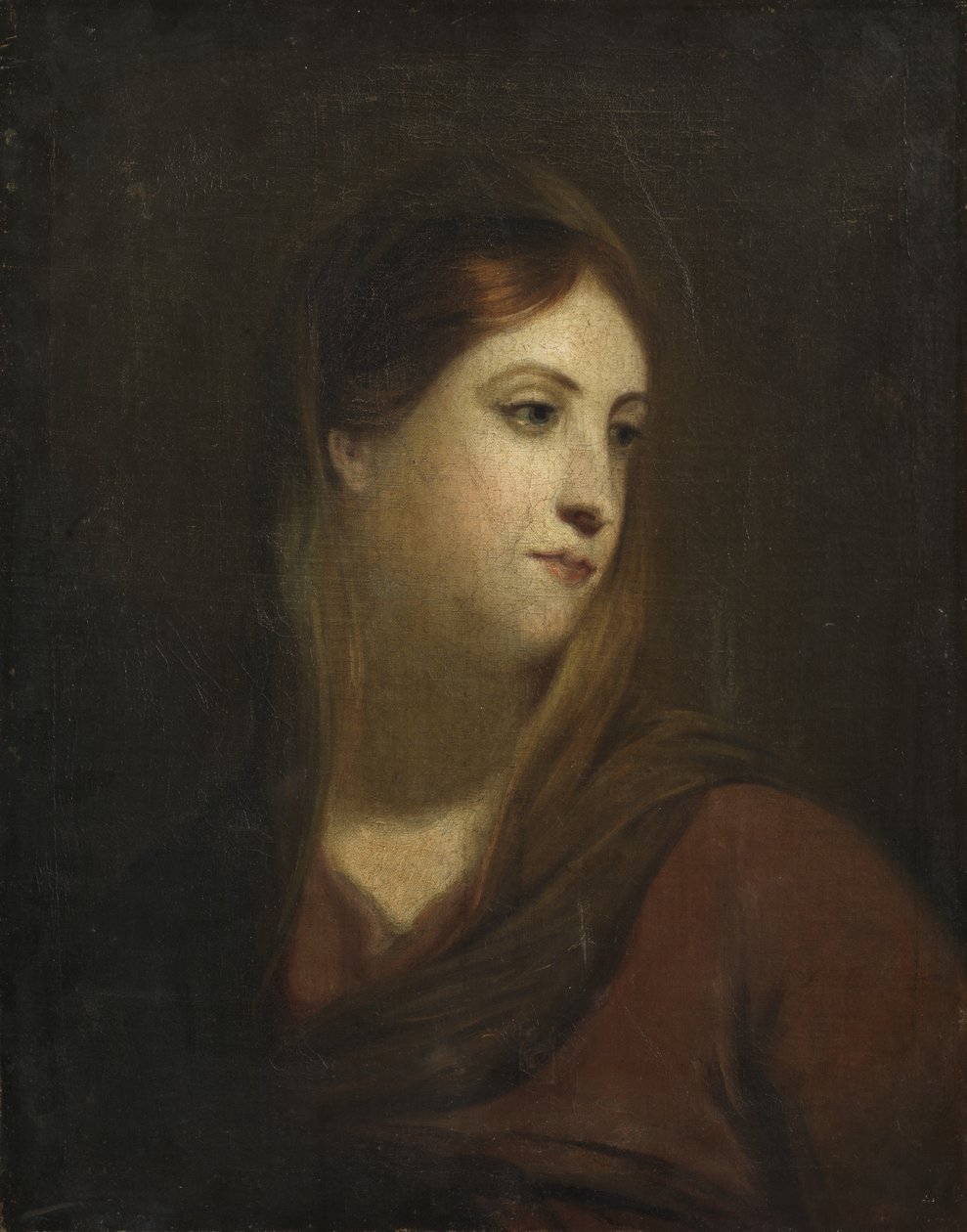 Bir Kadın Kafası için Eskiz, c.1800 by John Opie