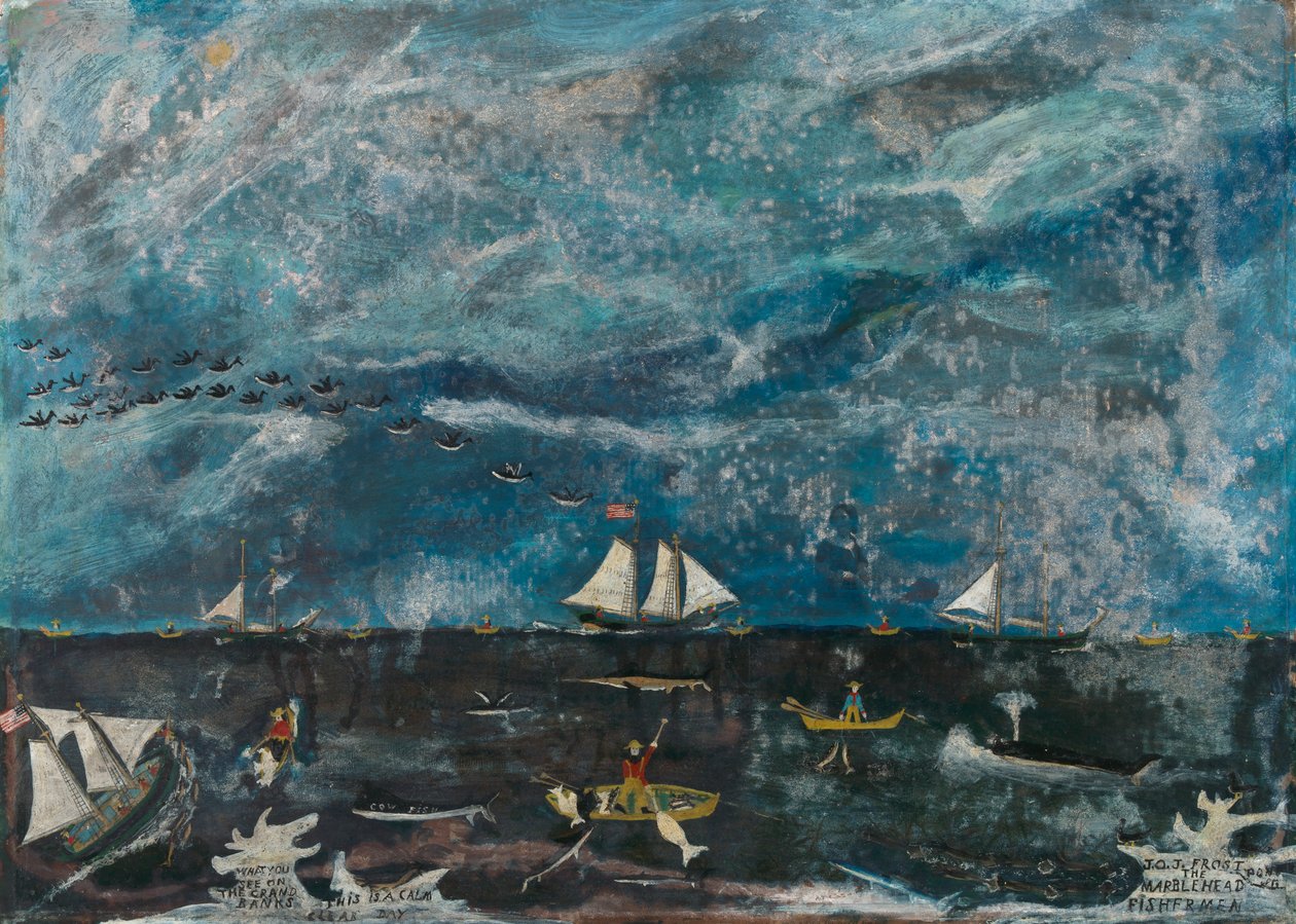 Marblehead Balıkçılar, yaklaşık. 1922-1928. by John Orne Johnson Frost