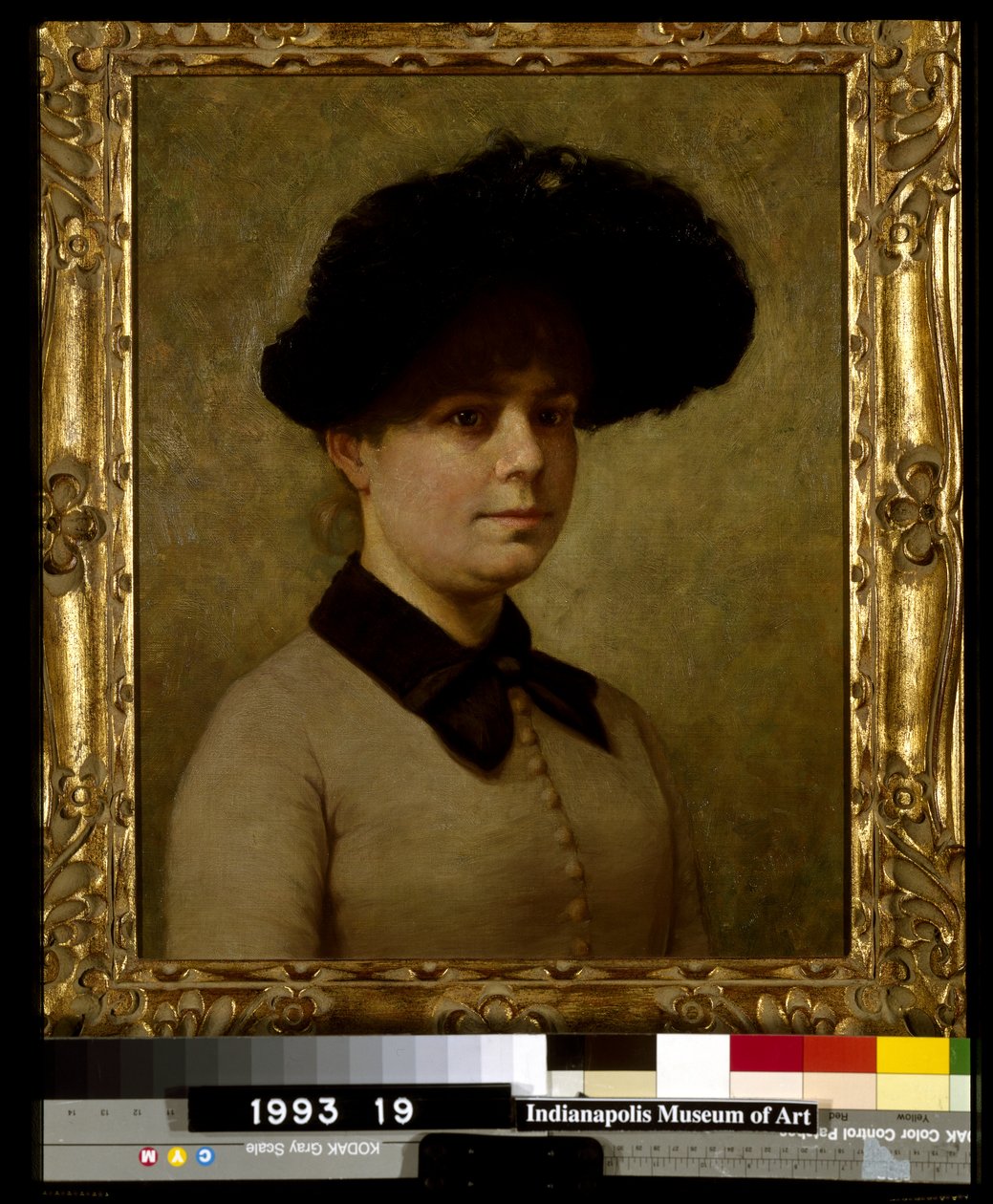 Mary Ethell Gertrude Walker'ın Portresi (masonite monte edilmiş tuval üzerine yağlı boya) by John Otis Adams