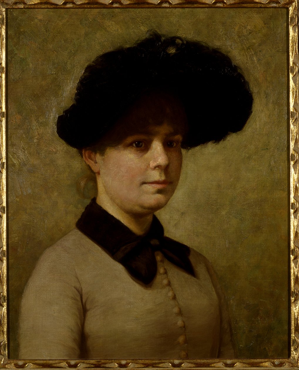 Mary Etell Gertrude Walker'ın Portresi (tuval üzerine yağlıboya) by John Otis Adams