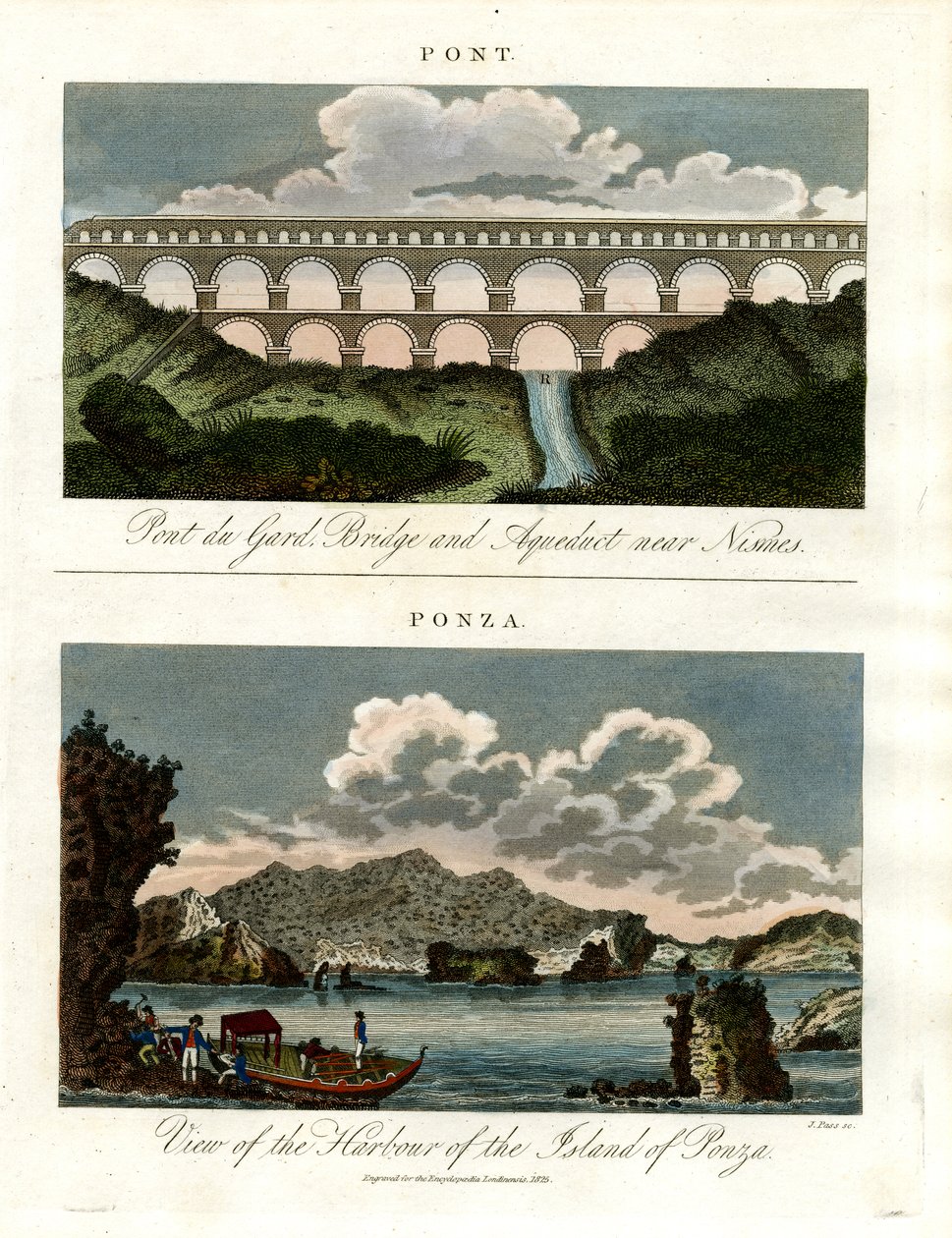 Tarihi Köprüler - Pont du Gard ve Ponza Limanı by John Pass