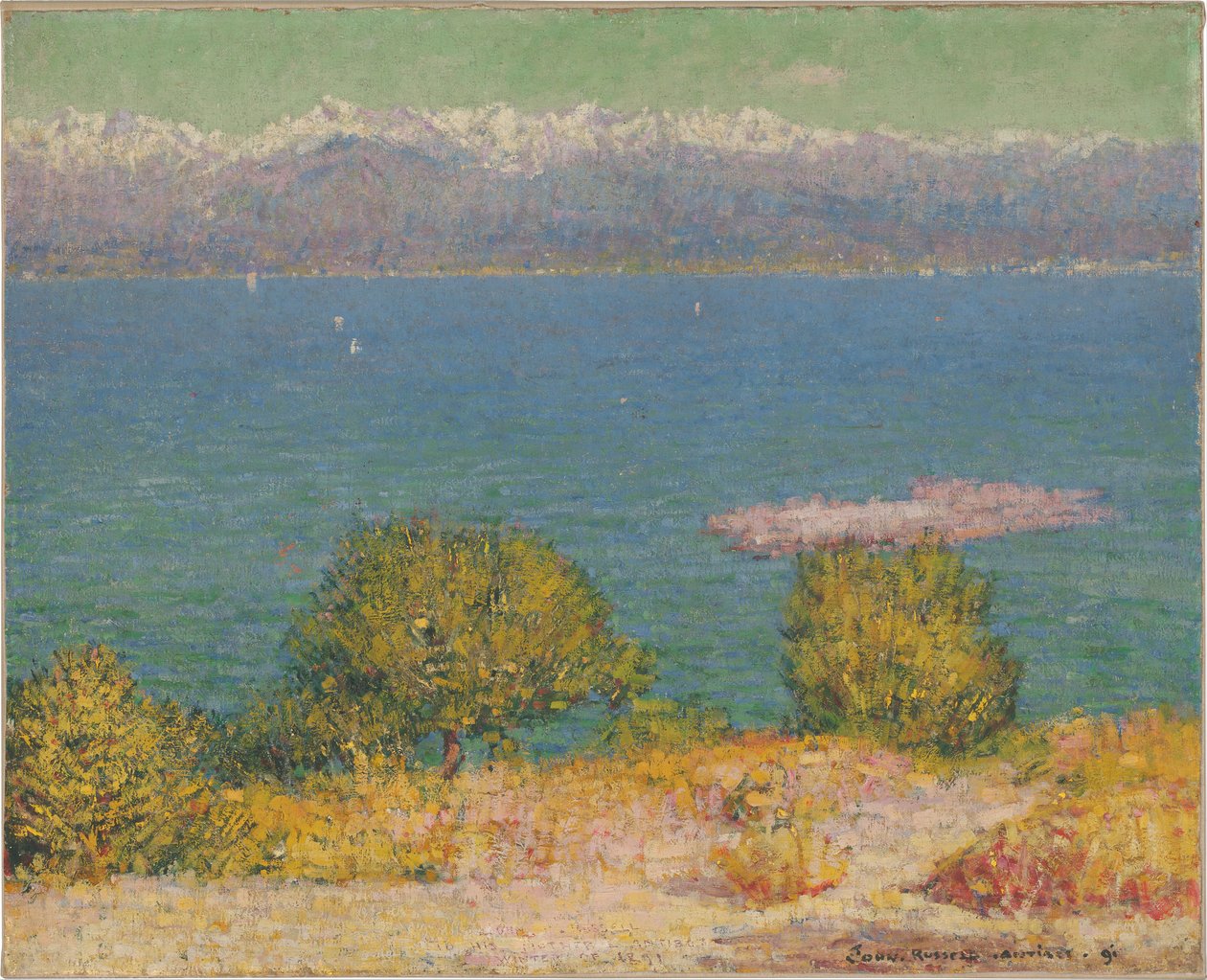 Nice Körfezi, 1891 by John Peter Russell
