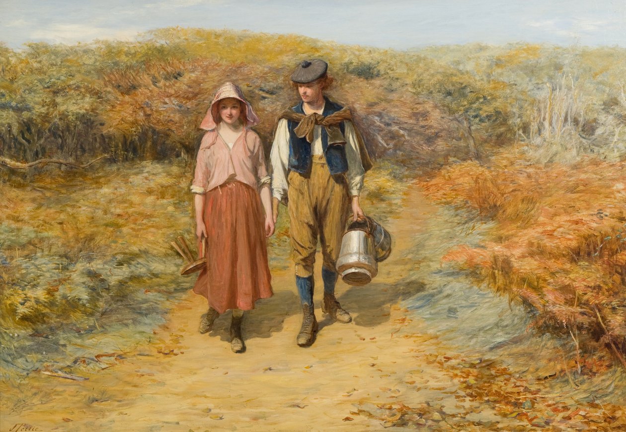 Sağım Kovalarını Taşıdığım Tarlalara by John Pettie