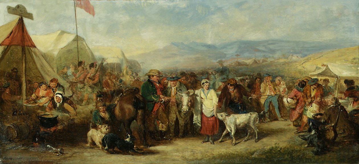 "Bir İskoç Fuarı" için bir eskiz by John Phillip