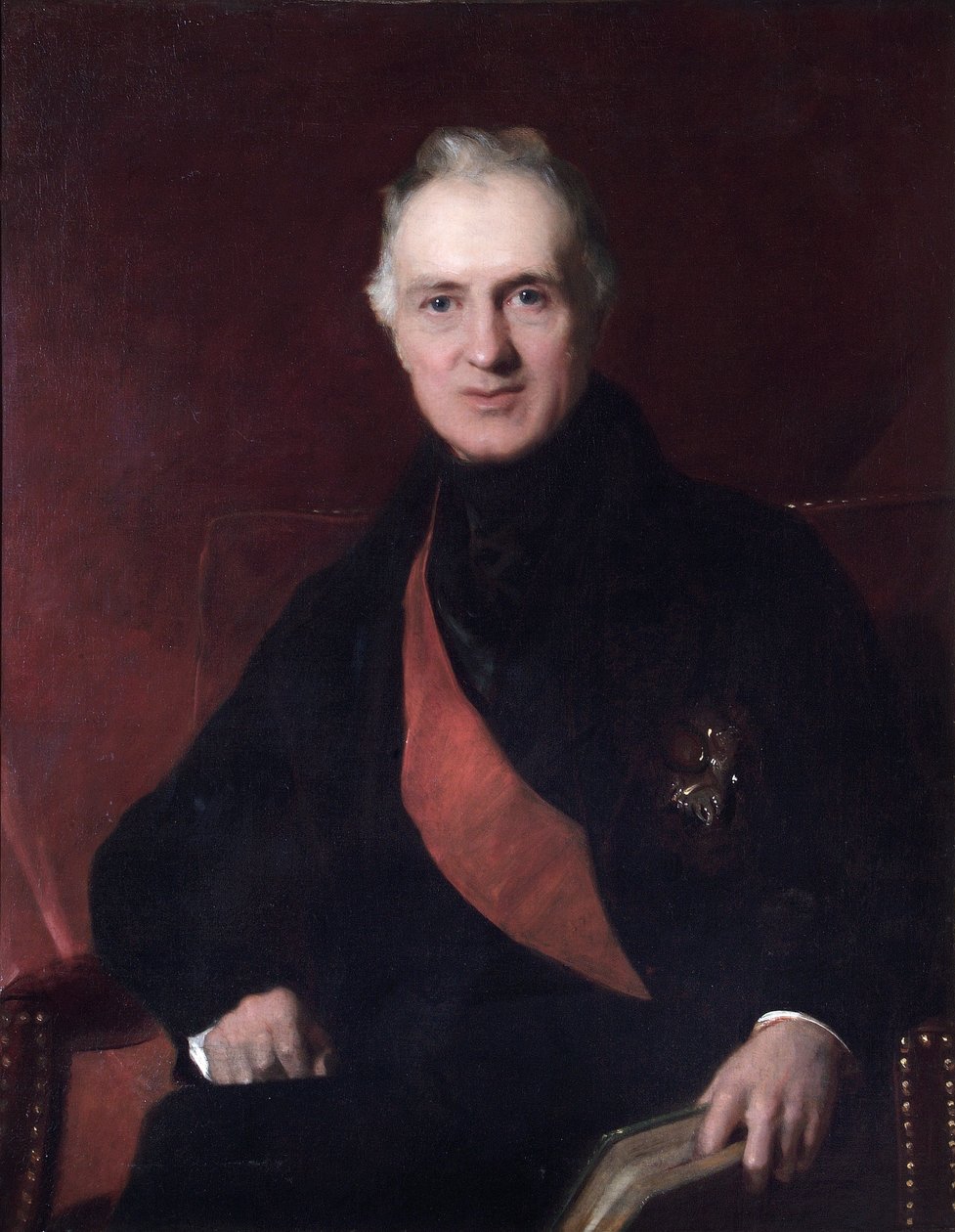 General Sir George Murray GCB (tuval üzerine yağlı boya) by John Prescott Knight