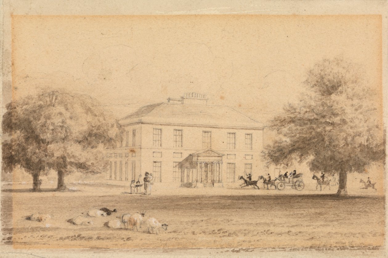 Gaunt'ın Evi, Wimborne by John Preston Neale