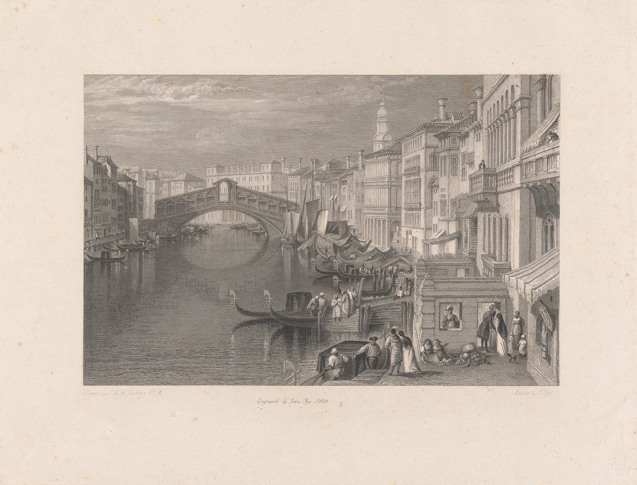 Rialto, Venedik by John Pye