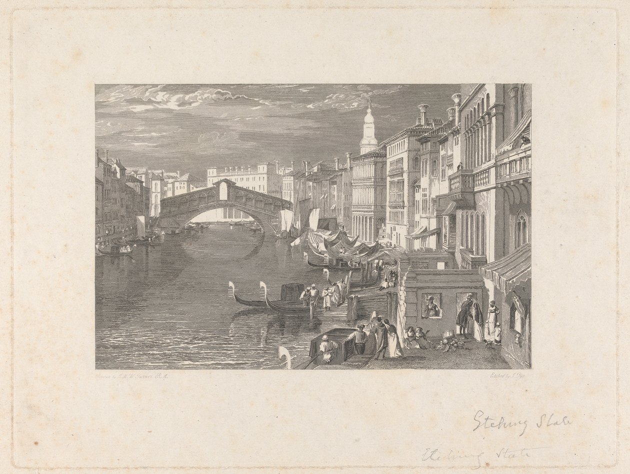Rialto, Venedik by John Pye