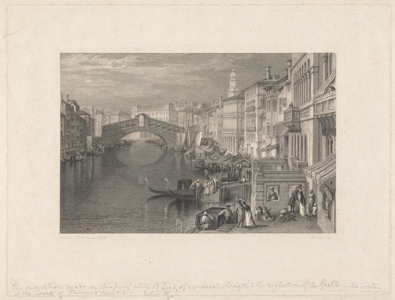 Rialto, Venedik by John Pye
